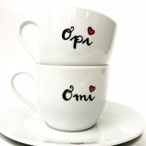 Tasse für Omi oder Opi, Geschenk für Oma und Opa, Teetasse, Kaffeetasse, Tasse Oma, Tasse Opa, Tasse Omi, Geschenk Oma Bild 9