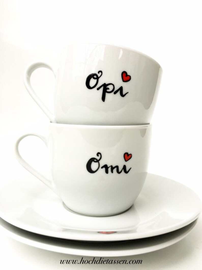 Tasse für Omi oder Opi, Geschenk für Oma und Opa, Teetasse, Kaffeetasse, Tasse Oma, Tasse Opa, Tasse Omi, Geschenk Oma Bild 9