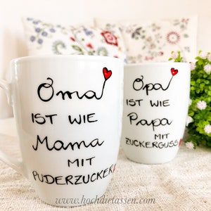 Geschenk , Opa mit Zuckerguss , Geschenk OPA, Tasse für den Opa Bild 2