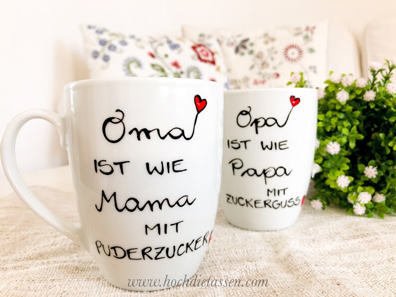 Geschenk , Opa mit Zuckerguss , Geschenk OPA, Tasse für den Opa Bild 2