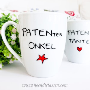 Patenonkel Tasse Mit Spruch – Witziges Geschenk, Spülmaschinenfest, 330 Ml, Beidseitig Bedruckt