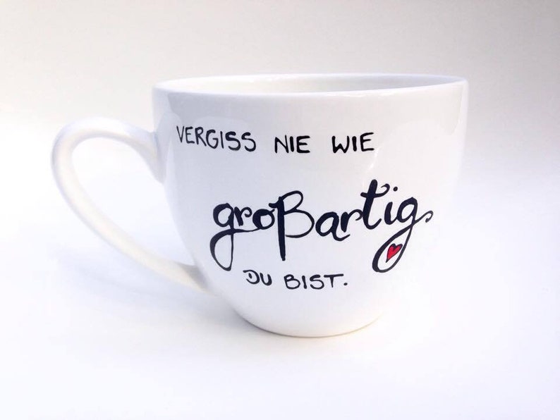 Tasse, Jumbotasse, Vergiss nie wie großartig du bist, Geschenk tasse, Geschenkidee, Tasse Geschenk zdjęcie 6