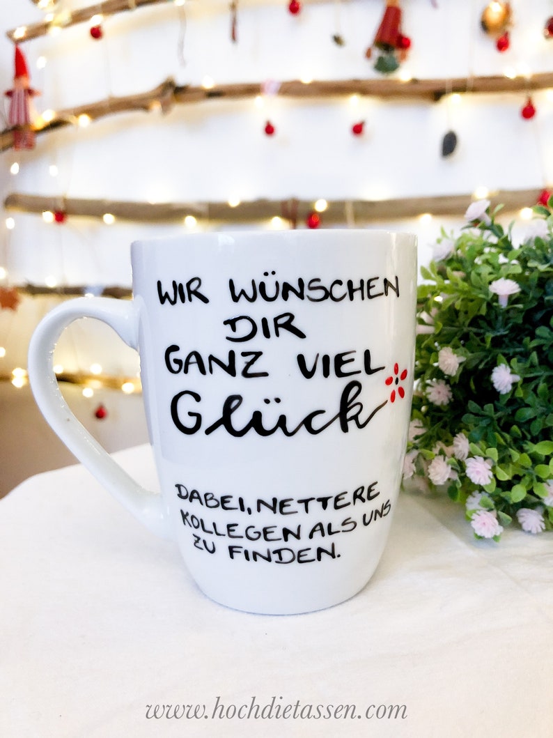 Tasse Abschied Kollegin, Abschied KOLLEGE , Tasse , Geschenk Büro Arbeit, Abschiedsgeschenk Tasse Kollege, Büro, Bürotasse, Wichtelgeschenk Bild 5