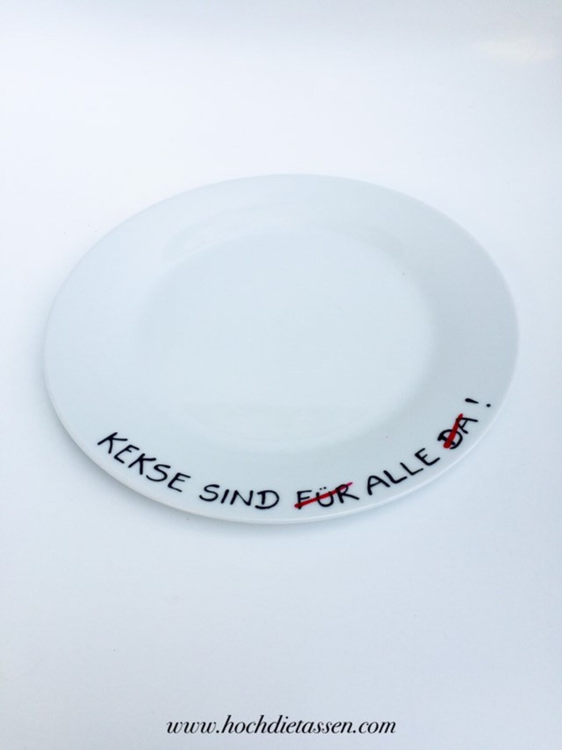 Kekse Teller mit Spruch als Geschenk Etsy