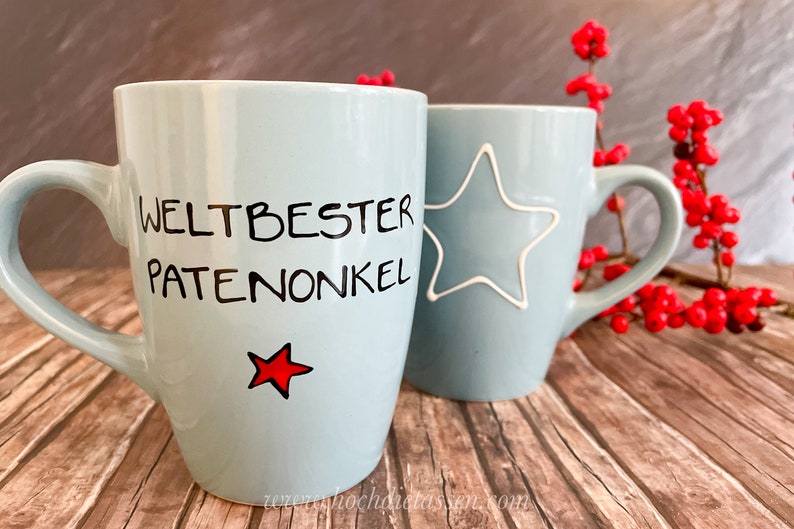 Tasse für den Patenonkel , Taufe Patenonkel, Geschenk Patenonkel, Patenter Onkel, Patenonkel, Bild 10