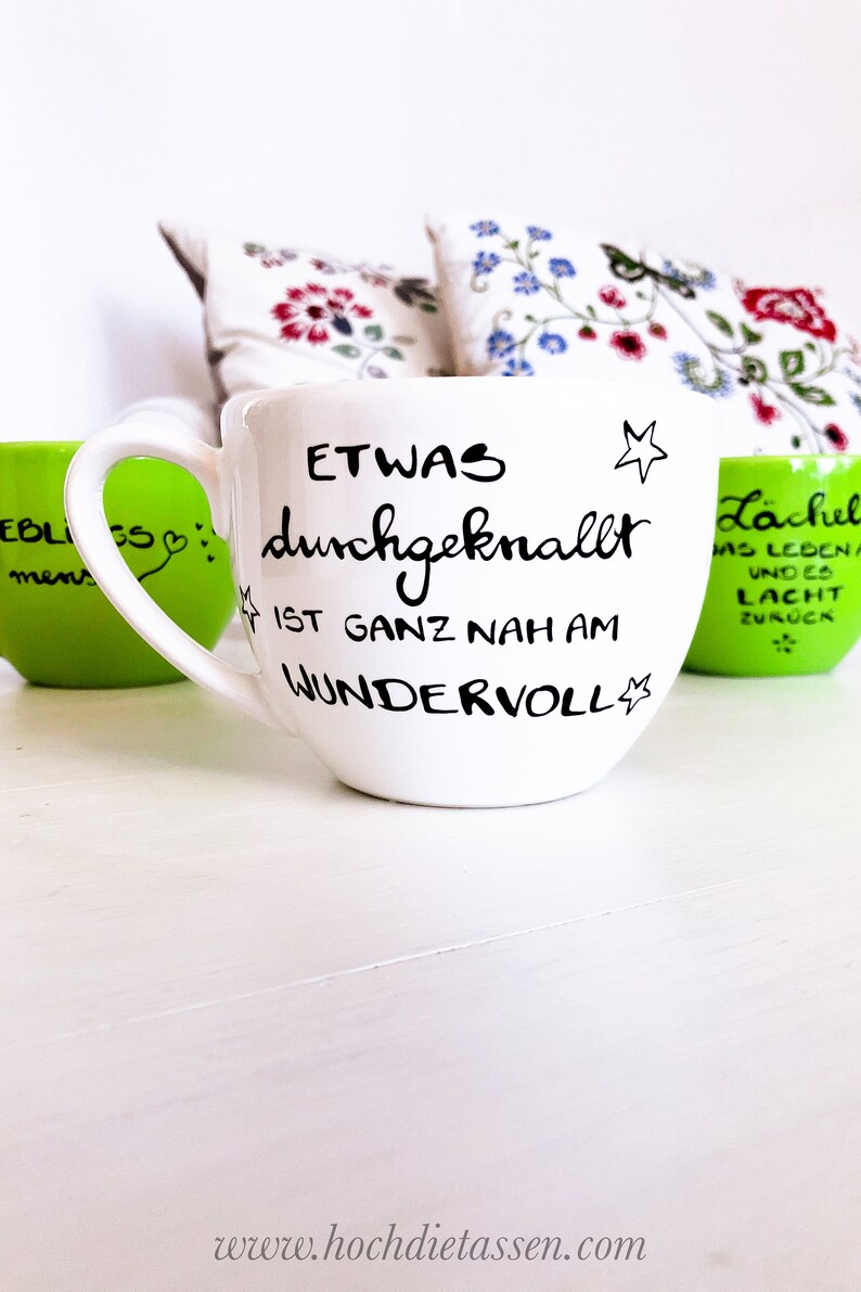 Tasse Mit Spruch 'I Love Helene' – Keramik, Schwarzer Henkel, Spülmaschinengeeignet