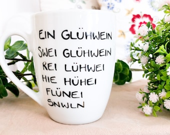 Tasse für Glühwein , Glühweintasse , Weihnachten