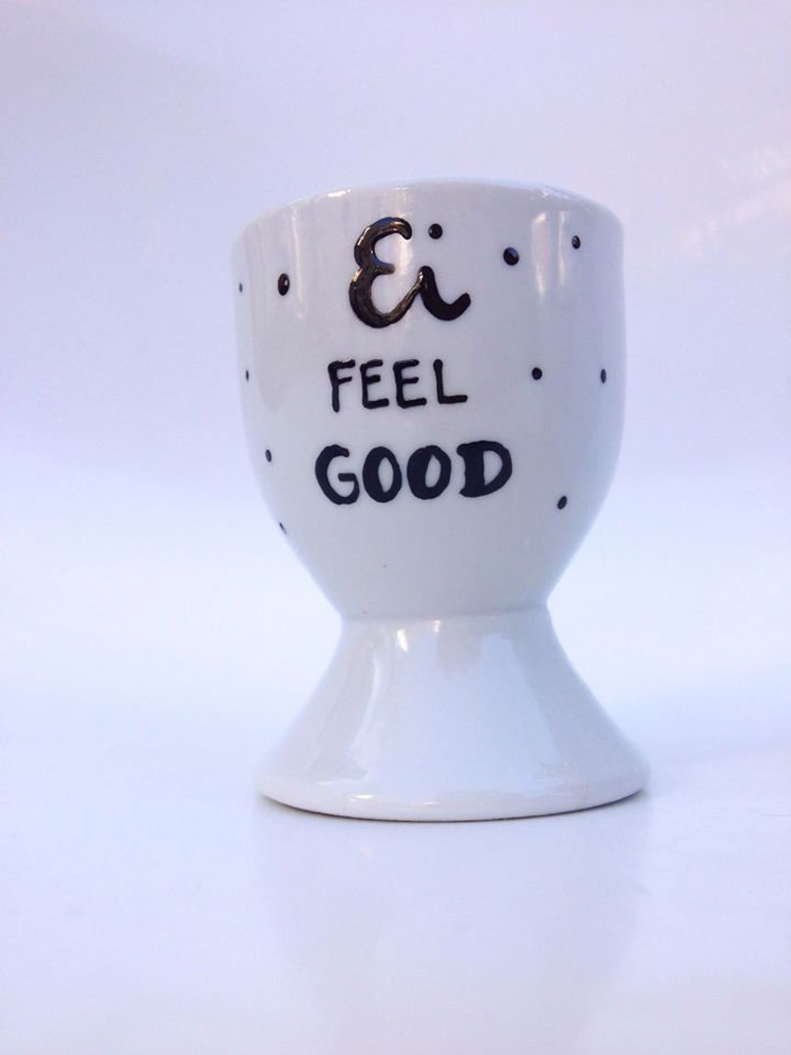 Eierbecher mit Spruch Eierbecher Geschenk ei feel good Etsy