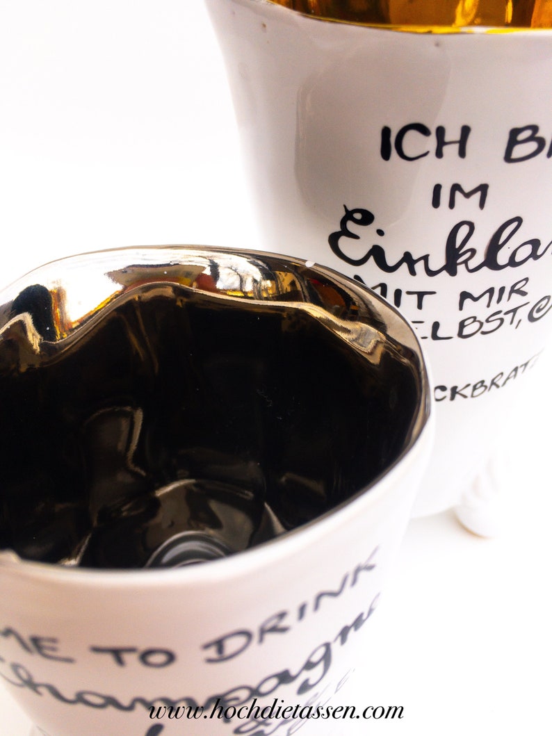 Becher mit Spruch Kitsch trifft Frechheit spruchtasse Etsy.de