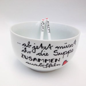Wedding present, from now on you have to spoon out the soup together image 7