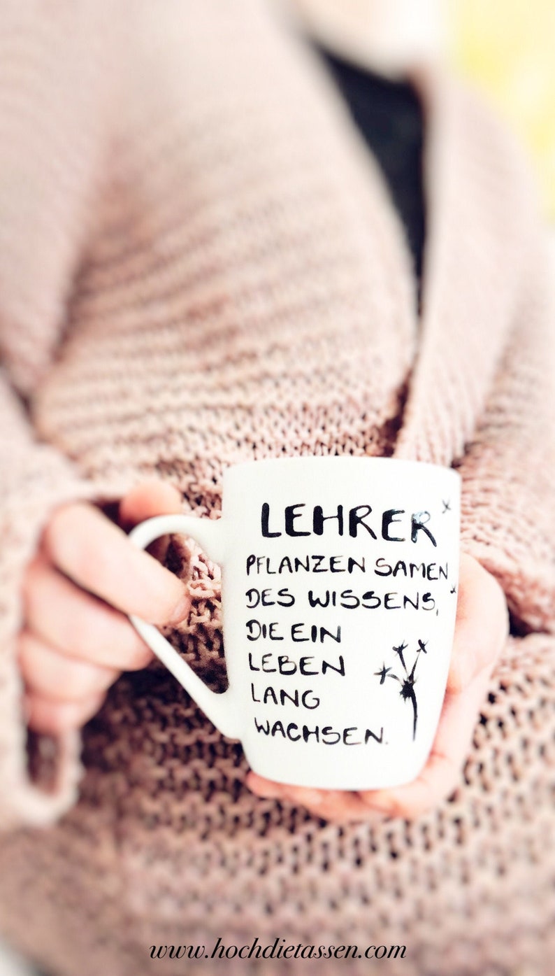 Geschenk für Lehrer , Tasse Danke Lehrerin Schule, Danke Lehrer, Abschiedsgeschenk Lehrer, Lehrerin, Schule, Bild 1