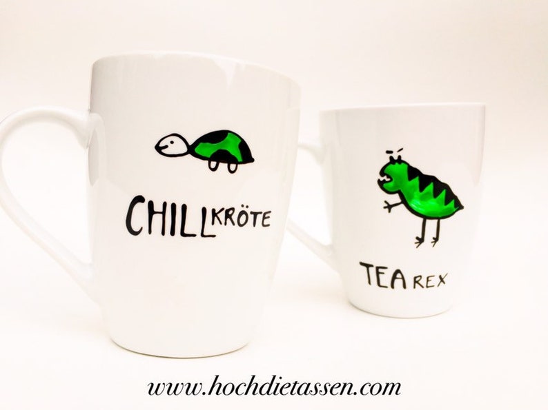 Tasse Geschenk CHILLkröte, Kaffeetasse, Chillen, Schildkröte, Chillkröte Bild 10