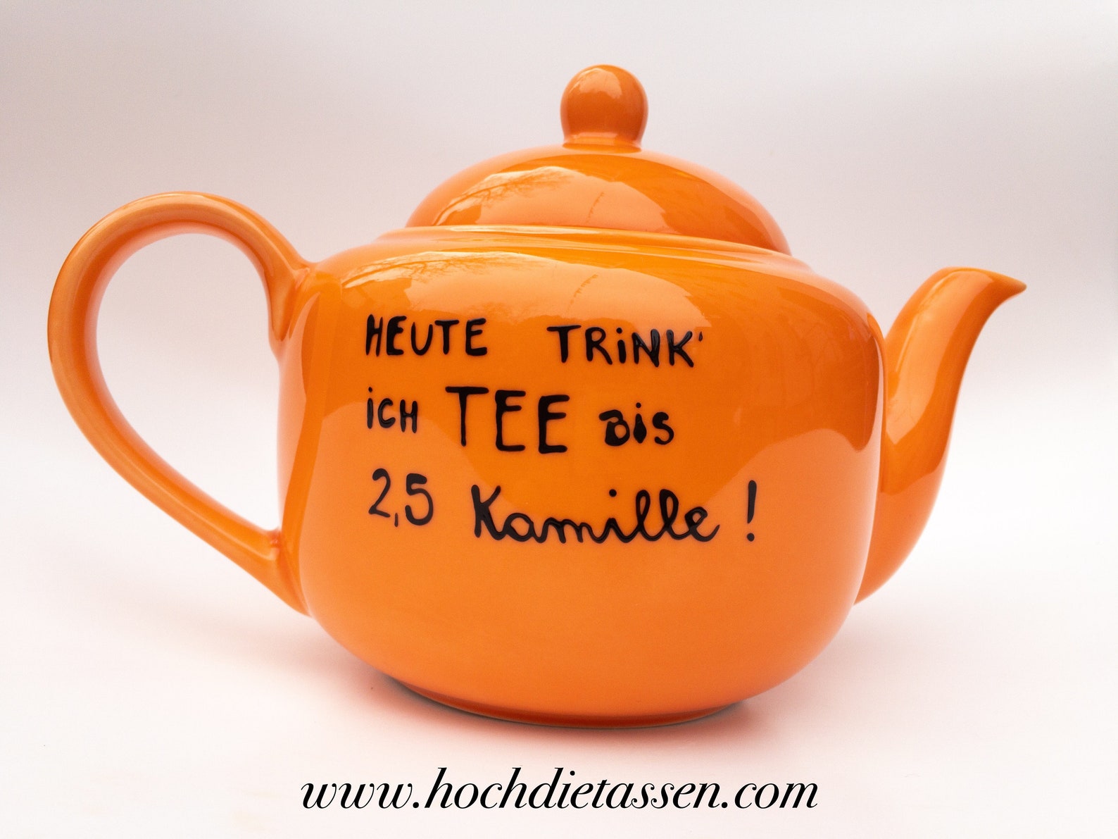 Teekanne mit Spruch Kanne für Tee Teekanne Kanne Heute Etsy.de
