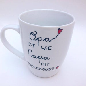 Geschenk , Opa mit Zuckerguss , Geschenk OPA, Tasse für den Opa Bild 4