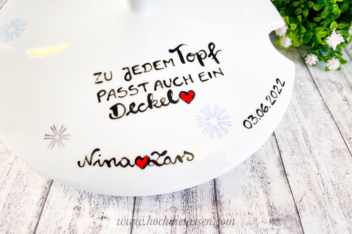 Hochzeitsgeschenk Zu jedem Topf passt ein Deckel Geschenk Etsy