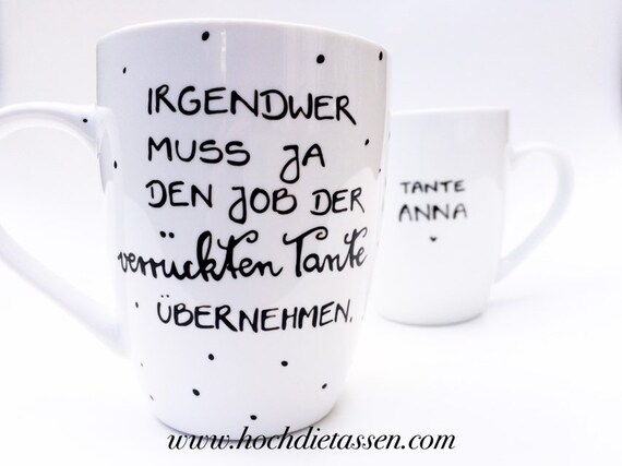 Tante Geschenk Geschenk Fur Die Tante Verruckte Tante Etsy