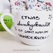Funtasse Spruchtasse – „Kniet Nieder, Hier Kommt Der König!“, Beidseitiger Druck, 350 Ml