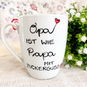 Geschenk , Opa mit Zuckerguss , Geschenk OPA, Tasse für den Opa Bild 3