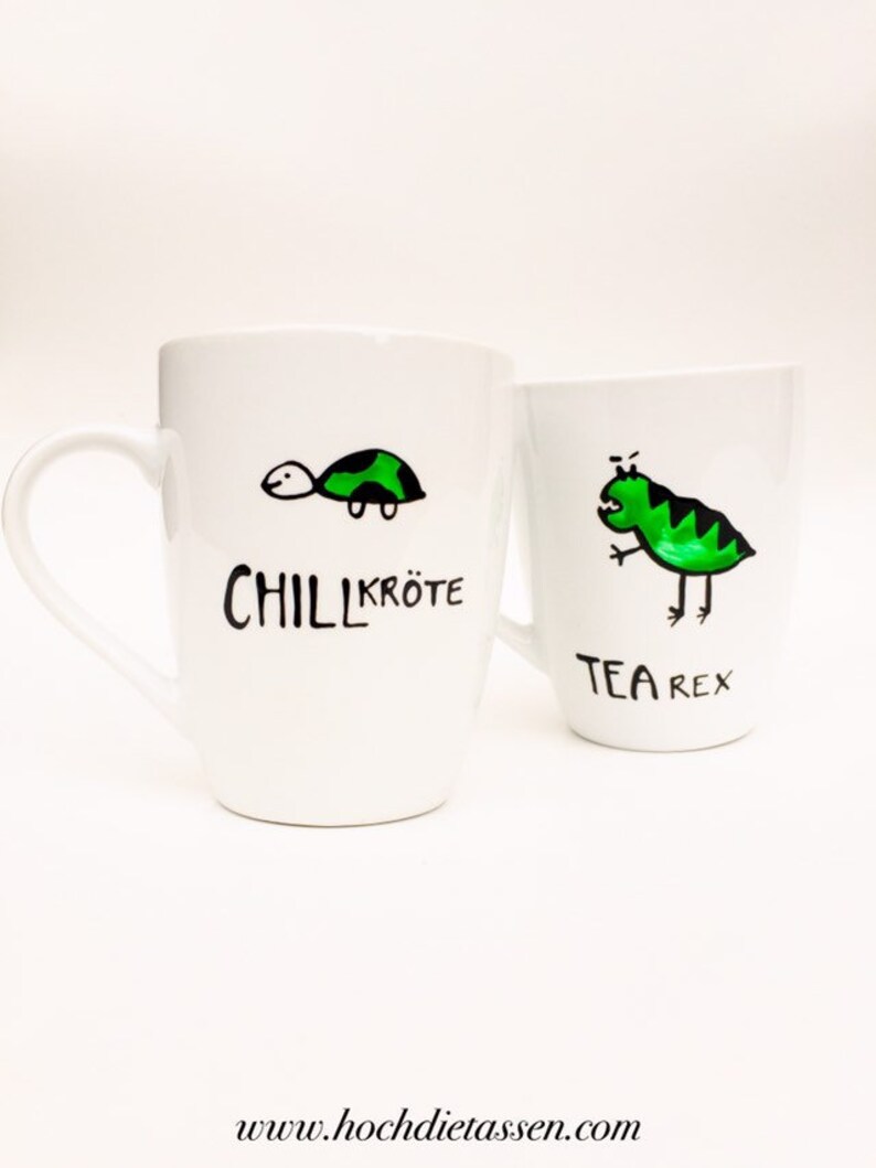 Tasse Geschenk CHILLkröte, Kaffeetasse, Chillen, Schildkröte, Chillkröte Bild 9