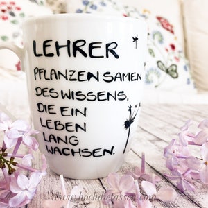 Geschenk für Lehrer , Tasse Danke Lehrerin Schule, Danke Lehrer, Abschiedsgeschenk Lehrer, Lehrerin, Schule, Bild 2