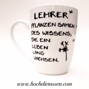 Geschenk für Lehrer , Tasse Danke Lehrerin Schule, Danke Lehrer, Abschiedsgeschenk Lehrer, Lehrerin, Schule, Bild 7