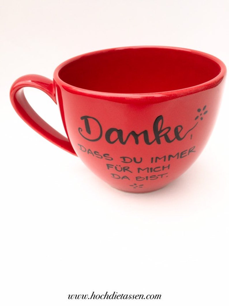 DANKE, Tasse Geschenk Danke, grosse Tasse, Jumbotasse, Cup Bild 4