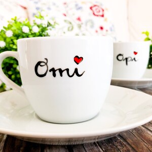 Tasse für Omi oder Opi, Geschenk für Oma und Opa, Teetasse, Kaffeetasse, Tasse Oma, Tasse Opa, Tasse Omi, Geschenk Oma Omi