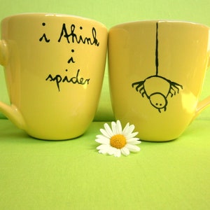 i think i spider Tasse mit Spruch, Spruchtasse, Tasse Weihnachtsgeschenk Bild 7