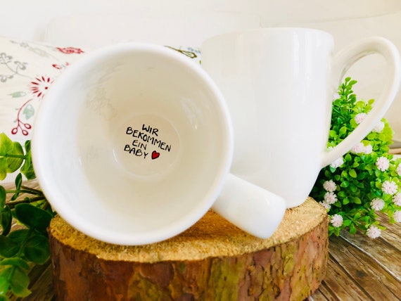 On Va Avoir Un Bebe Une Tasse Annoncer La Grossesse Tu Vas Etsy