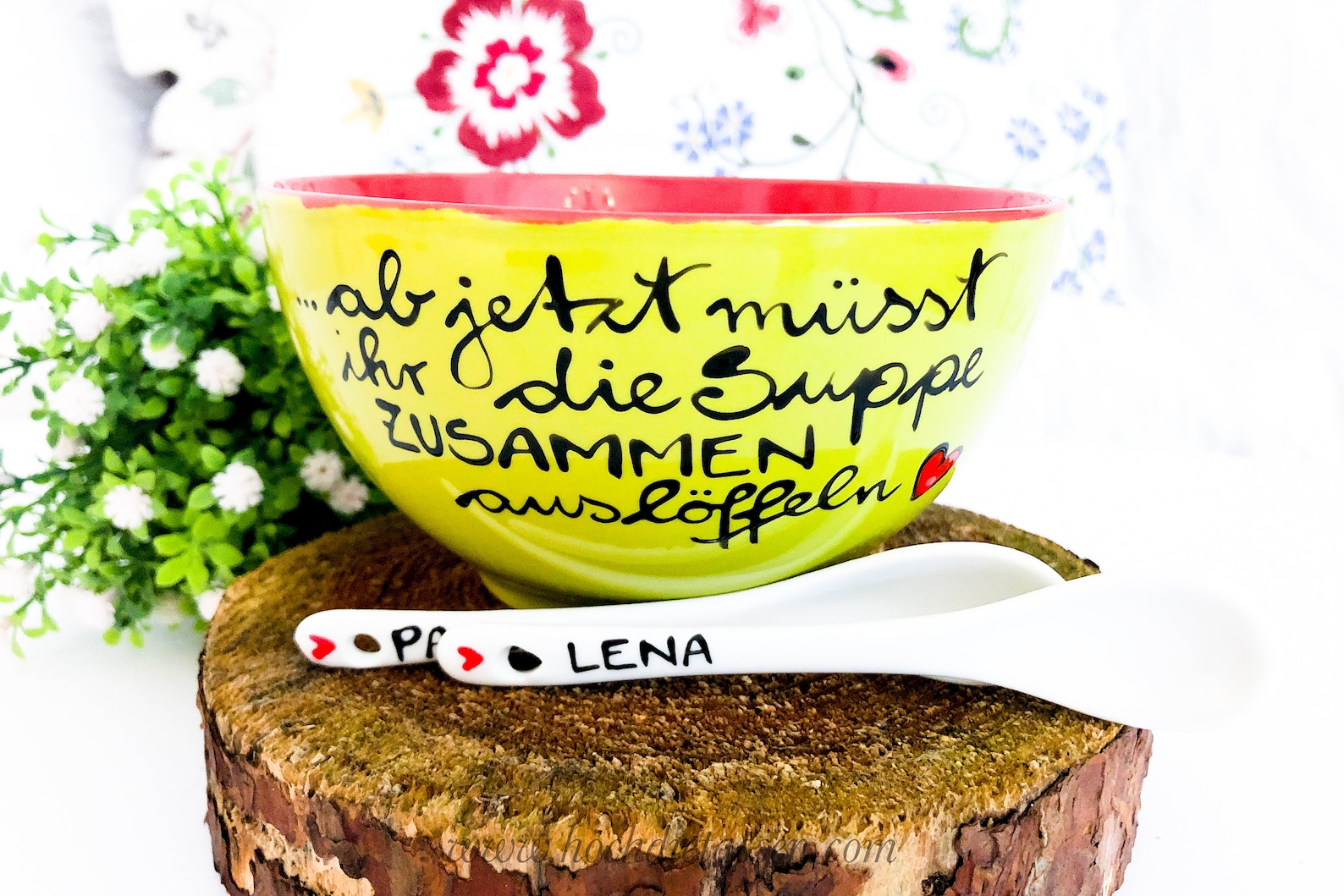 Ab jetzt müsst ihr die Suppe zusammen auslöffeln Etsy.de