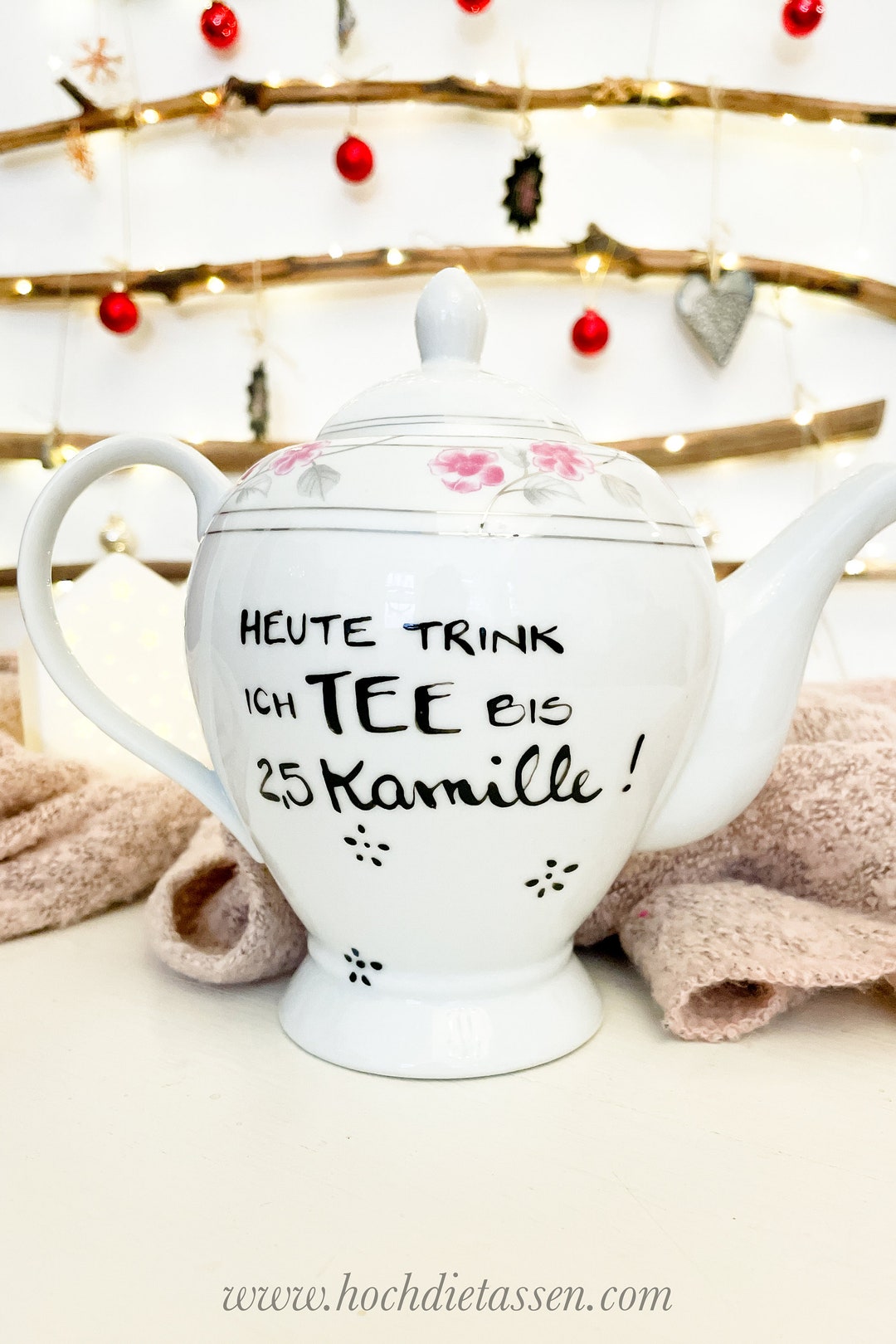 Teekanne mit Spruch Kanne für Tee Teekanne Kanne Heute Etsy.de