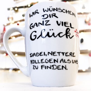 Tasse Abschied Kollegin, Abschied KOLLEGE , Tasse , Geschenk Büro Arbeit, Abschiedsgeschenk Tasse Kollege, Büro, Bürotasse, Wichtelgeschenk Bild 7