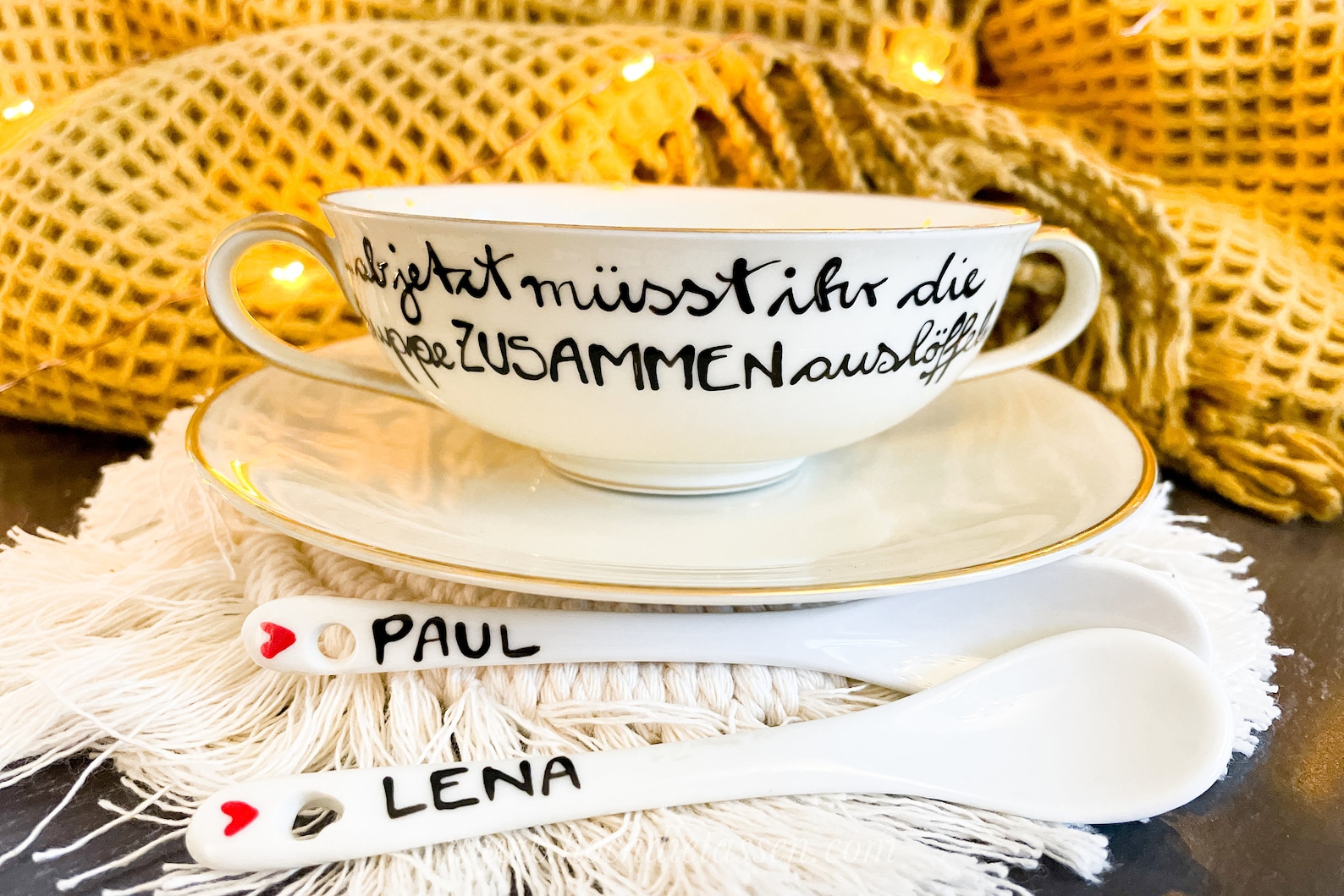 Ab jetzt müsst ihr die Suppe zusammen auslöffeln vintage Etsy.de