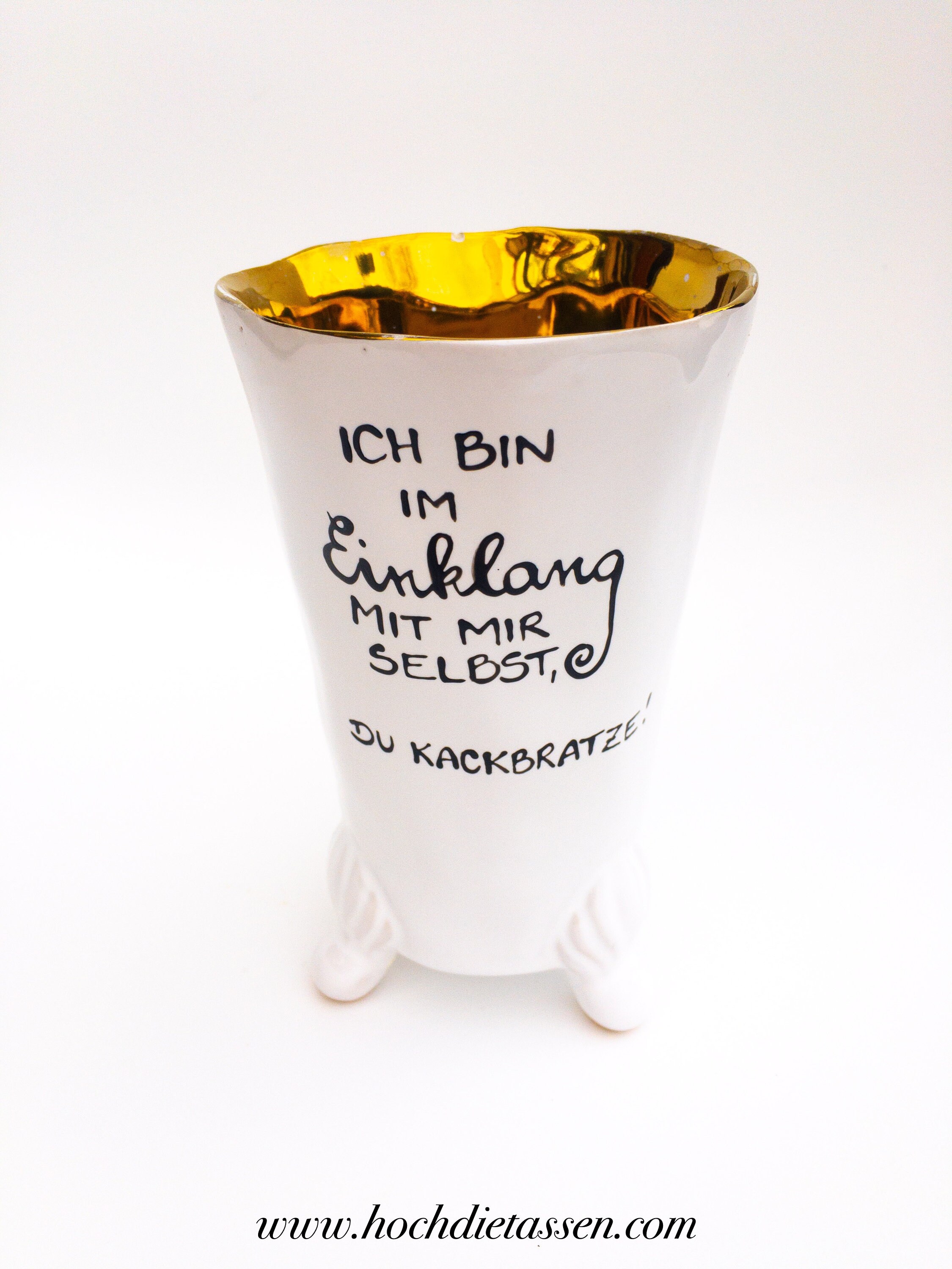 Becher mit Spruch Kitsch trifft Frechheit spruchtasse Etsy.de