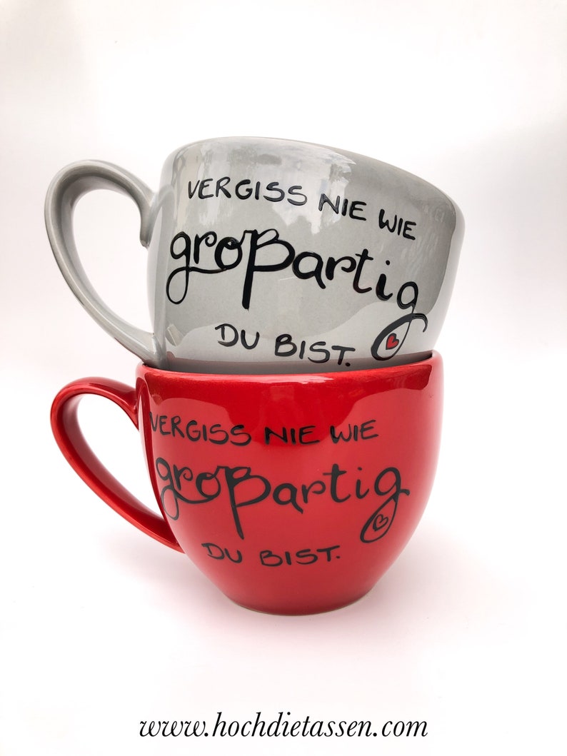 Tasse, Jumbotasse, Vergiss nie wie großartig du bist, Geschenk tasse, Geschenkidee, Tasse Geschenk zdjęcie 2