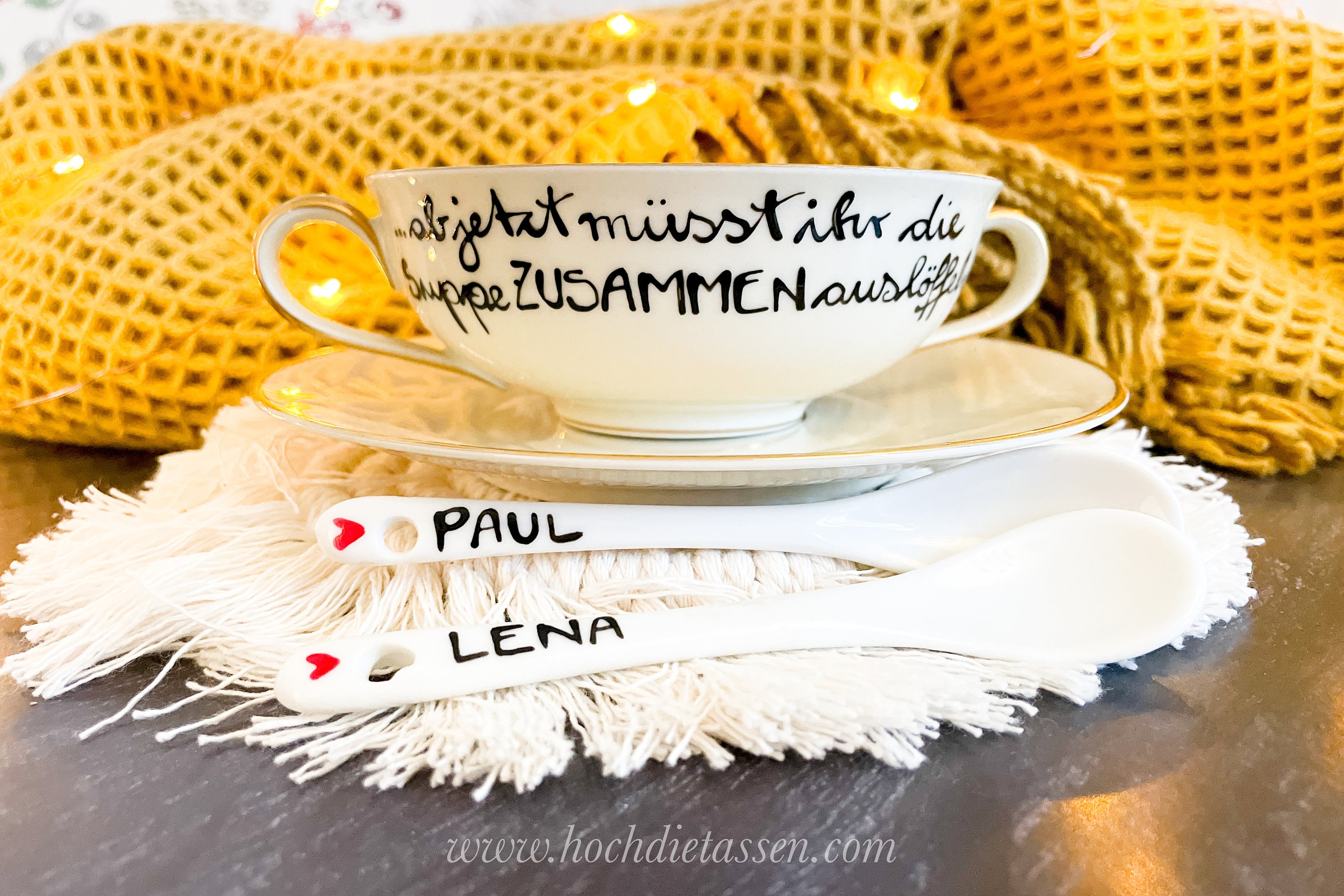 Ab jetzt müsst ihr die Suppe zusammen auslöffeln vintage Etsy.de