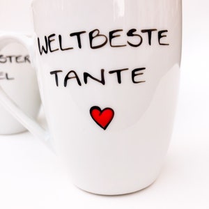 Tasse Tante & Onkel, Weltbeste Tante, Tasse Weltbester Onkel, Tasse Tante, Tasse Onkel TANTE