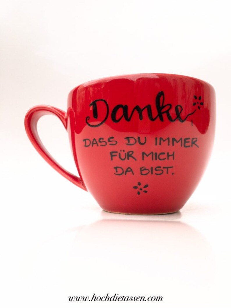 DANKE, Tasse Geschenk Danke, grosse Tasse, Jumbotasse, Cup Bild 2