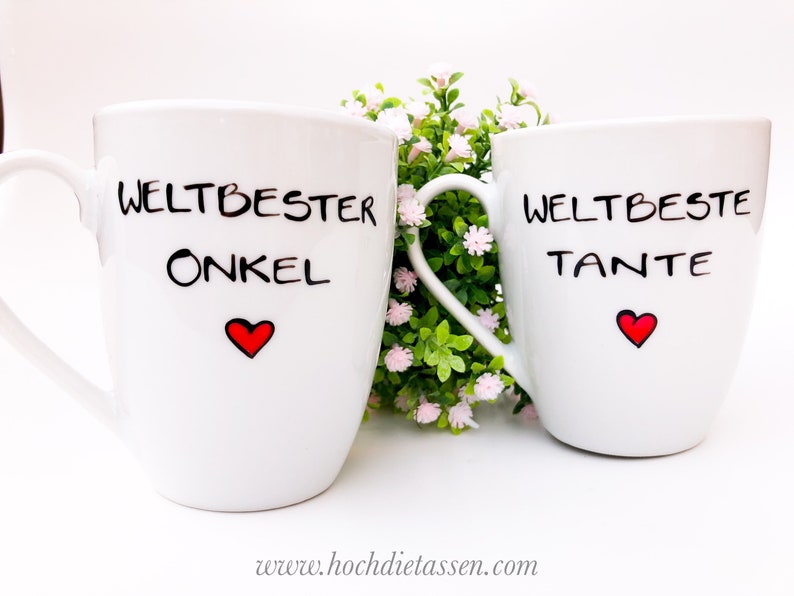 Tasse Tante & Onkel, Weltbeste Tante, Tasse Weltbester Onkel, Tasse Tante, Tasse Onkel Bild 10