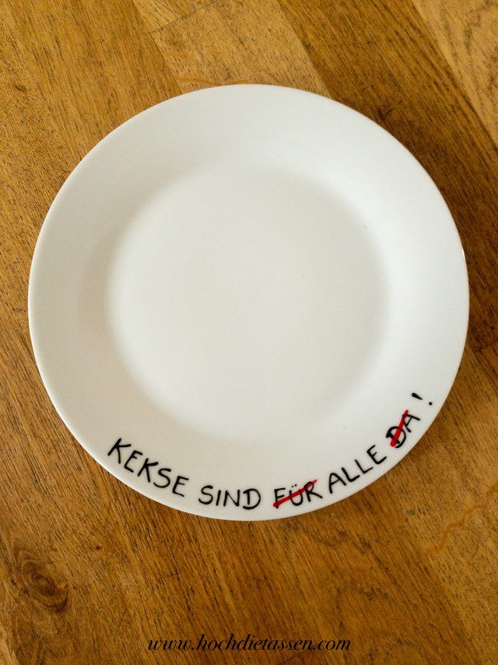 Kekse Teller mit Spruch als Geschenk Etsy
