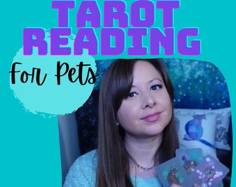 Tarot Reading for pet, Animal Communication, Pet Tarot cards, Animal Tarot Card Reading, Unique Gift Idea, Custom dog gifts