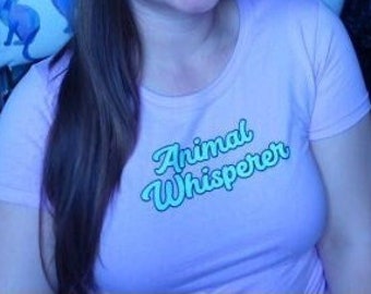 Animal Whisperer, Animal Communicator, t-shirt, short sleeve tee shirt