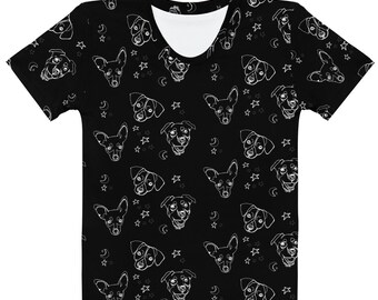 Dog T-shirt, Graphic Tee, Dog Lover Gift, Animal Lover, Dog Mom, Dog Tee, Gift for Dog Owner, Black Shirt