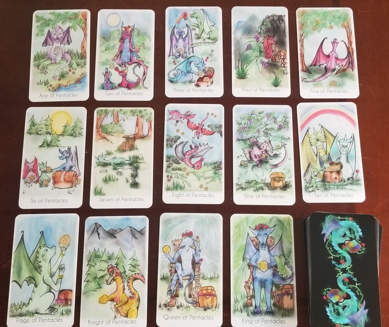 Tarot, Dragon Companions Tarot Deck, Tarot Deck, Tarot Cards, Card Deck, Dragons, Witchy, Divination, Indie Deck, Dragons image 7