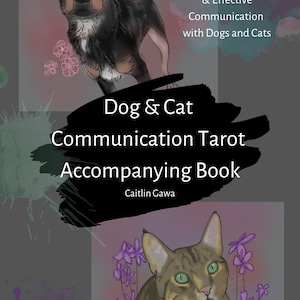 Dog & Cat Communication Tarot Accompanying Book Hard Copy image 1