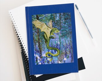 Dragon Journal, Hardcover Ruled Line notebook, Dragon artwork