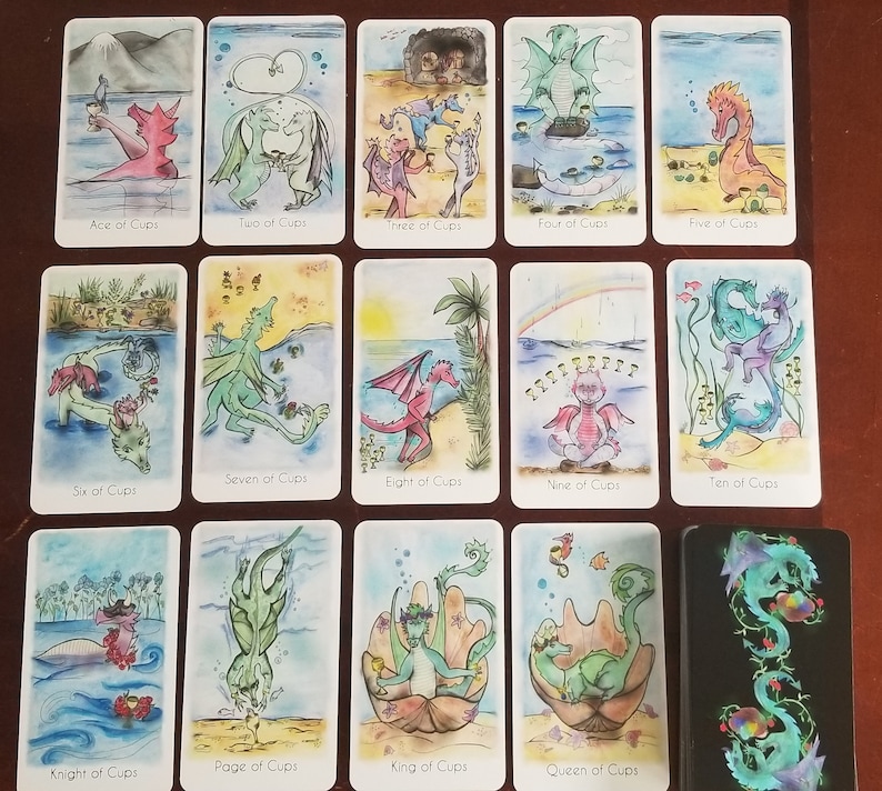 Tarot, Dragon Companions Tarot Deck, Tarot Deck, Tarot Cards, Card Deck, Dragons, Witchy, Divination, Indie Deck, Dragons image 5