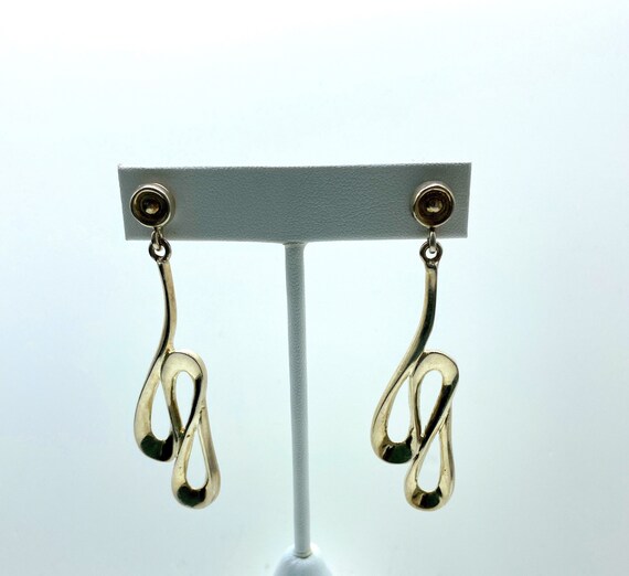 Vintage Taxco Miguel Melendez Sterling Silver Dangle Earrings View 6