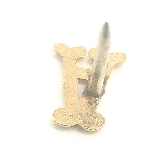Vintage Anson Solid 14k Letter "A" Tie Tack View 5