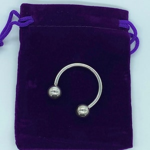 K1.  Elegante portachiavi vintage in argento sterling
